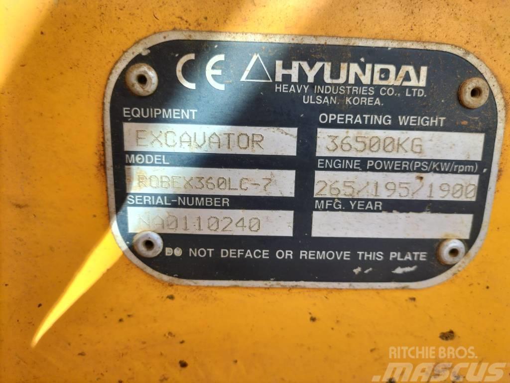Hyundai Robex 360 LC-7 Εκσκαφείς με ερπύστριες