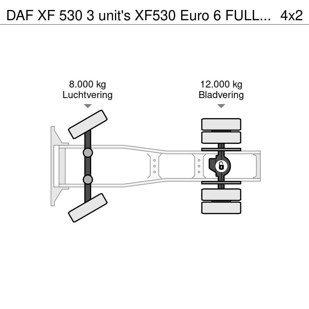 DAF XF 530 3 unit's XF530 Euro 6 FULL-SPOILER ZF-Intar Τράκτορες