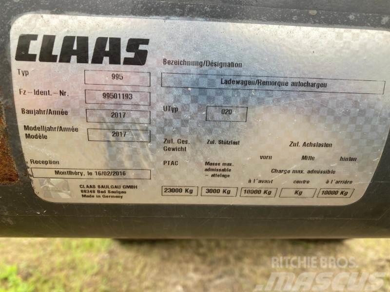 CLAAS CARGOS 750 TREND Ρυμούλκα με διάταξη αυτοφόρτωσης