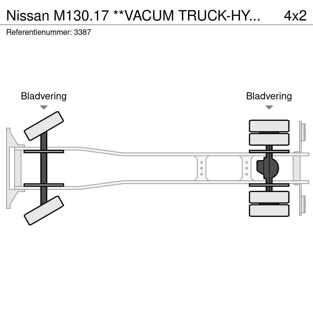 Nissan M130.17 **VACUM TRUCK-HYDROCUREUR-BELGIAN TRUCK** Αποφρακτικά οχήματα