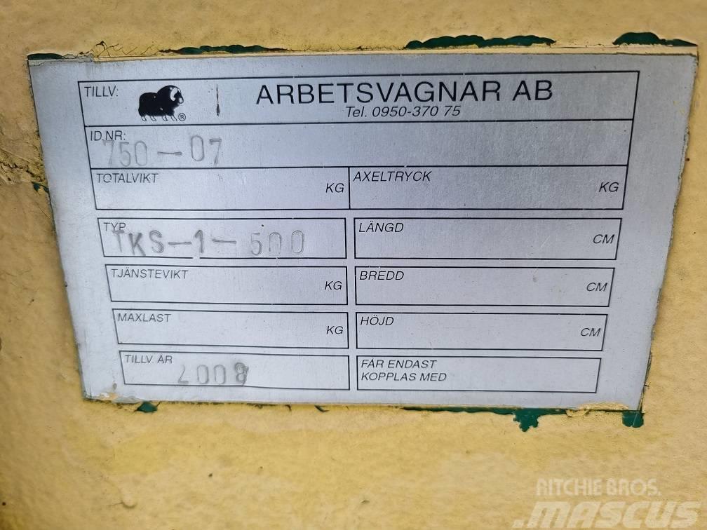  Arbetsvagnar AB TKS-1-500 Υπόστεγα κατασκευών