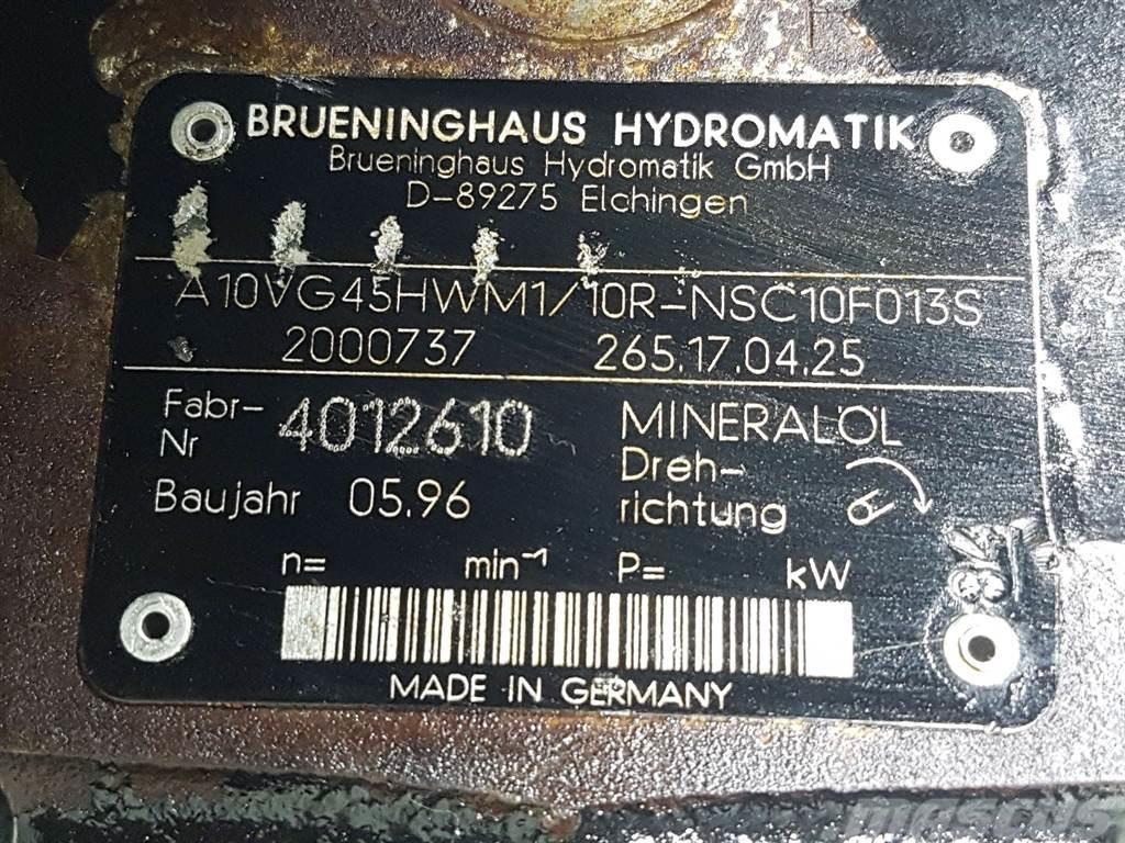 Brueninghaus Hydromatik A10VG45HWM1/10R-R902000737-Drive pump/Fahrpumpe Υδραυλικά