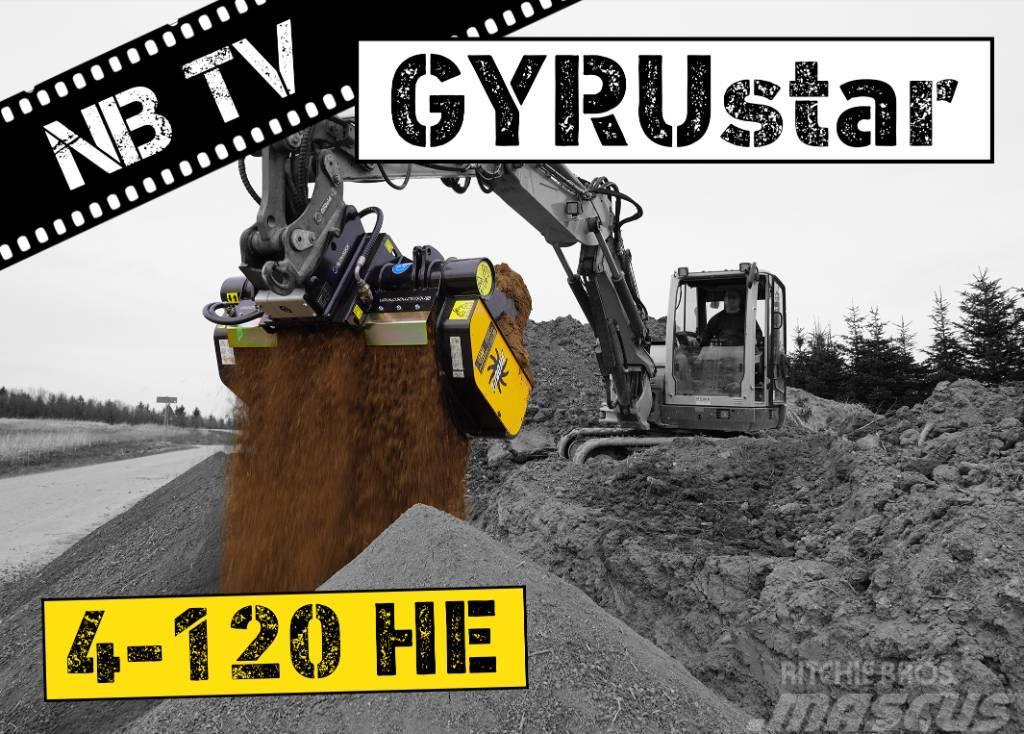 Gyru-Star 4-120HE | Siebschaufel Radlader & Bagger Κάδοι κοσκινίσματος