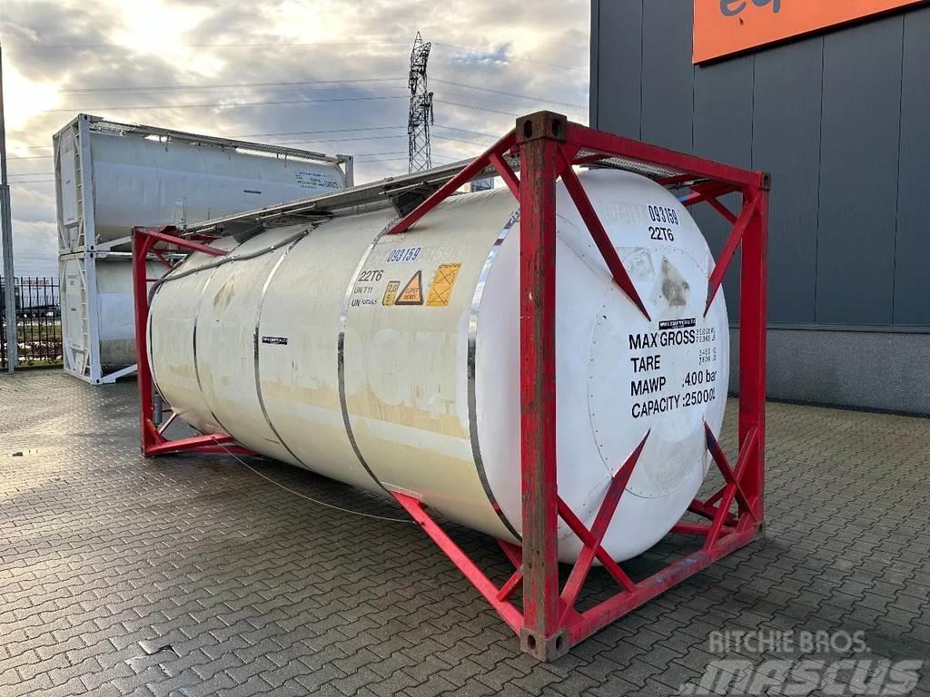 CIMC ISO 20FT 24.920L tankcontainer, UN Portable, T11, Δοχεία δεξαμενών