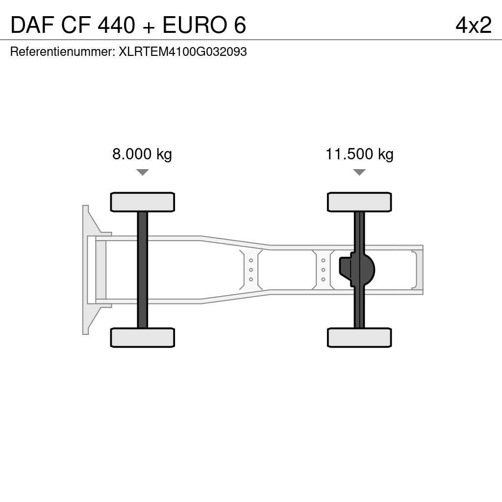 DAF CF 440 + EURO 6 Τράκτορες