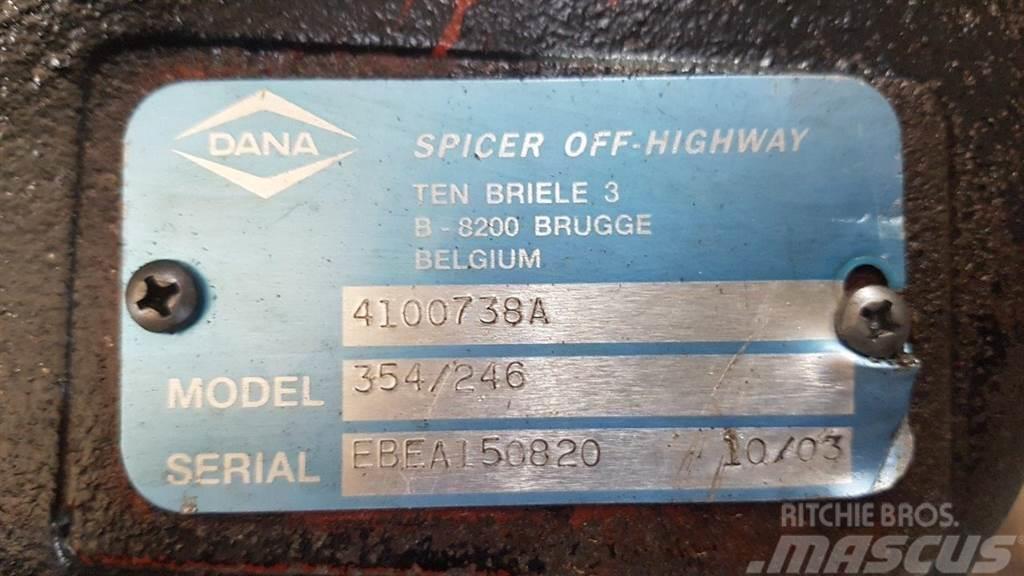  Dana Spicer 354 / 246 - Ahlmann AZ 150 - Transmiss Μετάδοση κίνησης