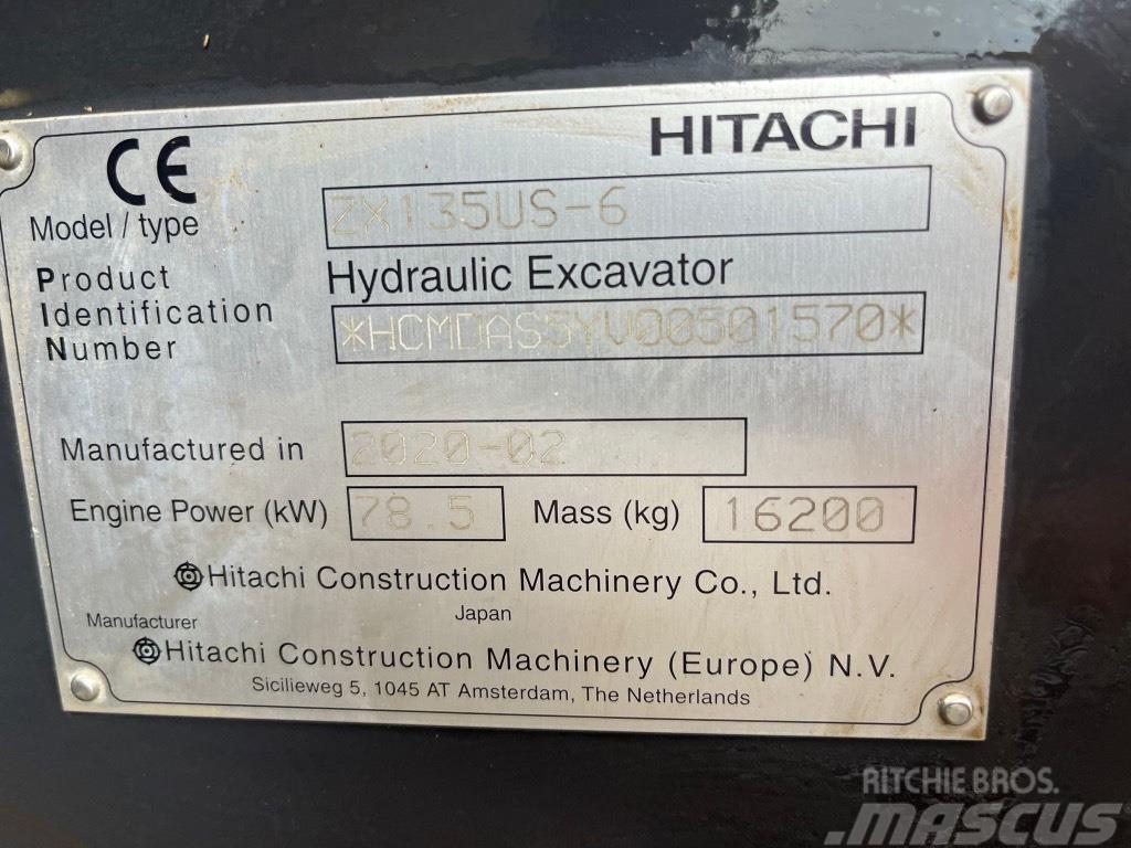 Hitachi ZX 135 US-6 Εκσκαφείς με ερπύστριες