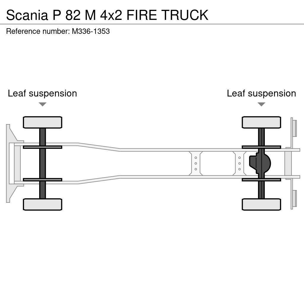 Scania P 82 M 4x2 FIRE TRUCK Πυροσβεστικά οχήματα