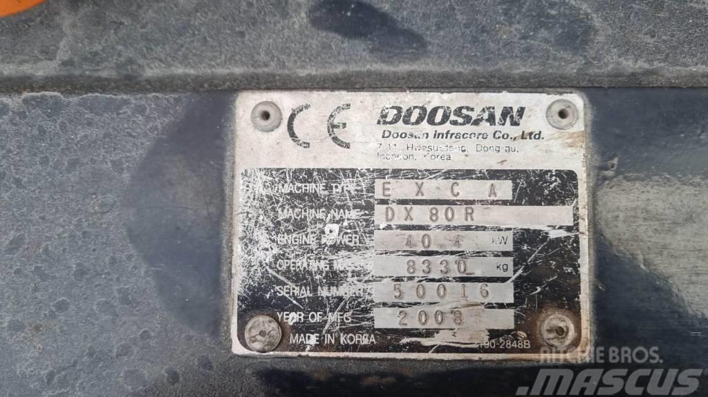 Doosan DX 80 R Μίνι εκσκαφείς 7t - 12t