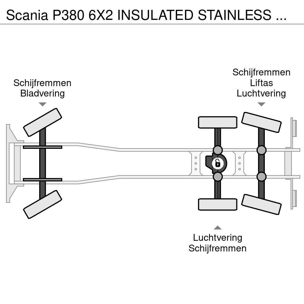 Scania P380 6X2 INSULATED STAINLESS STEEL TANK 15 500L 1 Βυτιοφόρα φορτηγά