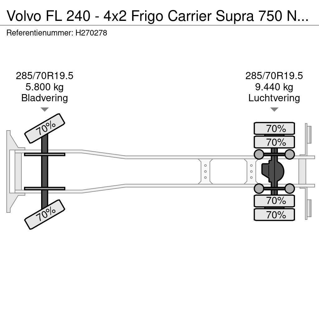 Volvo FL 240 - 4x2 Frigo Carrier Supra 750 Nordic - Zepr Φορτηγά Ψυγεία
