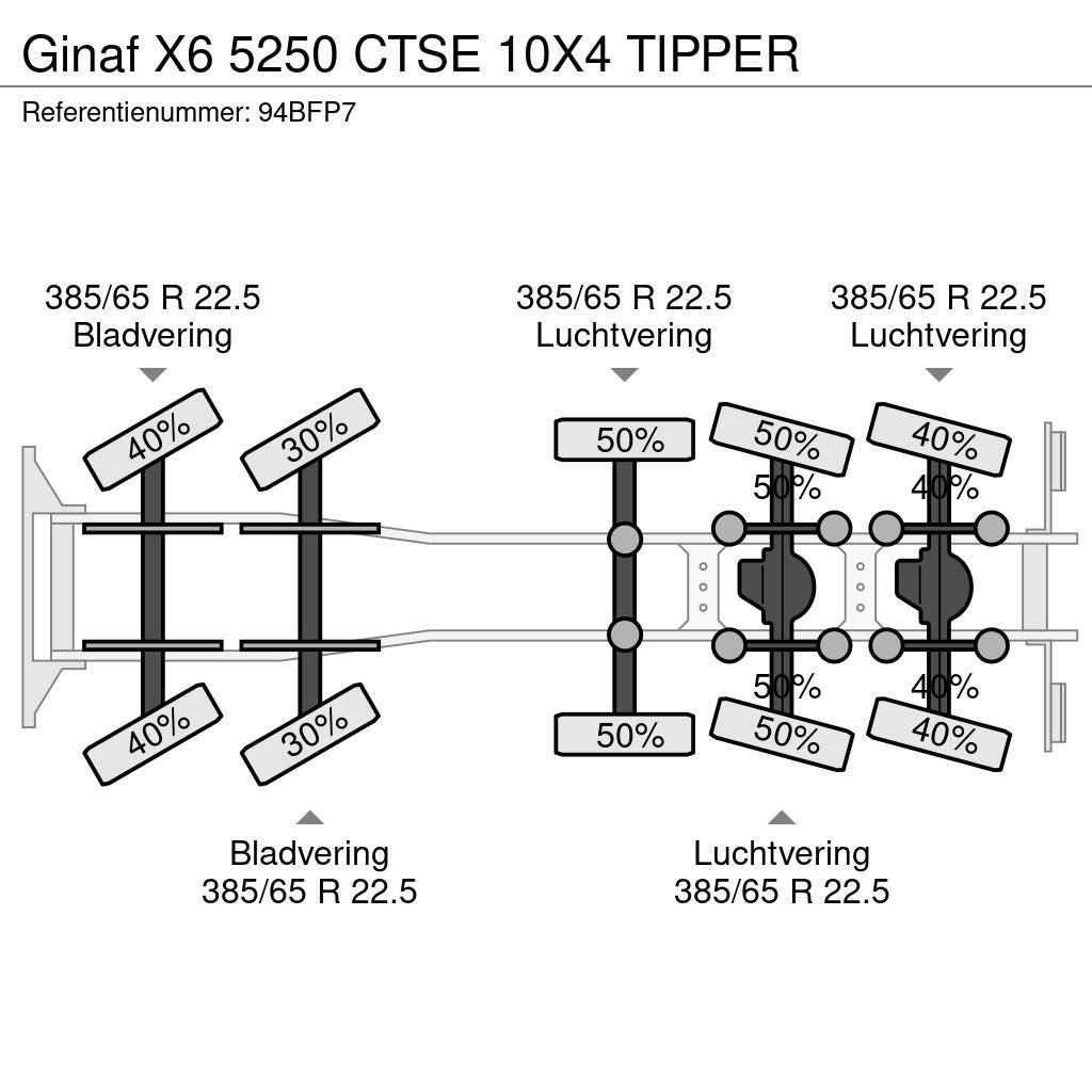 Ginaf X6 5250 CTSE 10X4 TIPPER Φορτηγά Ανατροπή