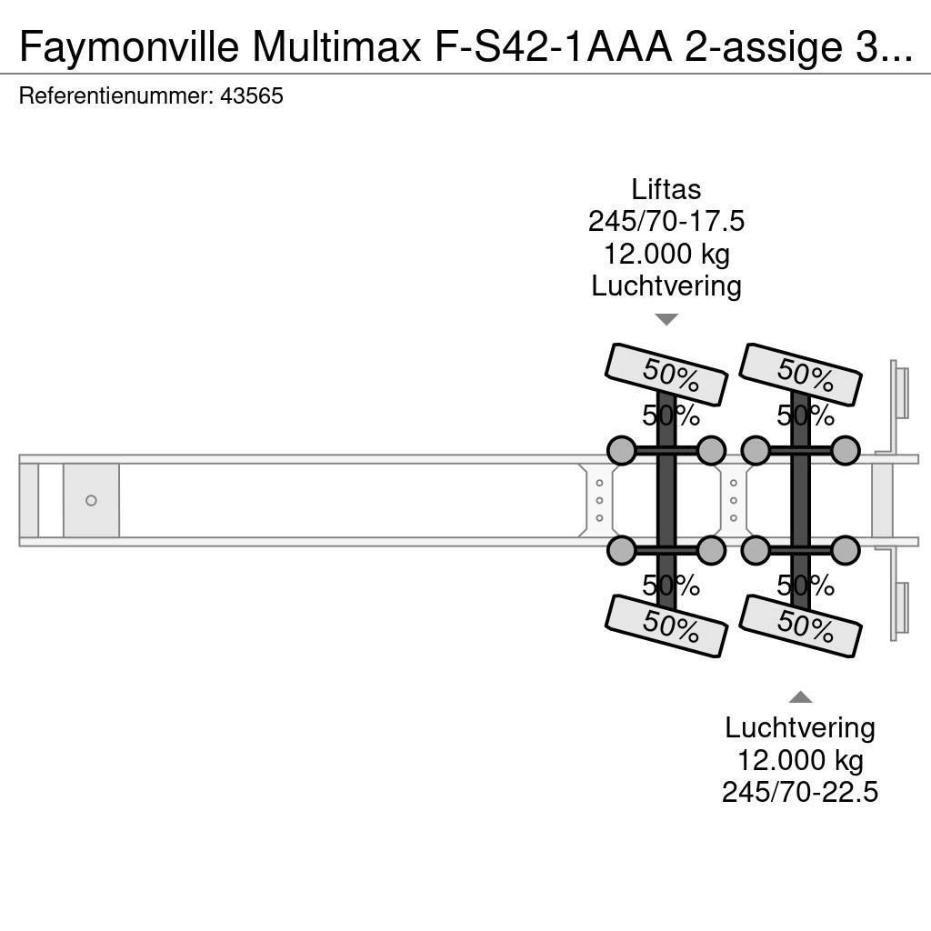 Faymonville Multimax F-S42-1AAA 2-assige 3,90 meter Extandable Ημιρυμούλκες με χαμηλό δάπεδο