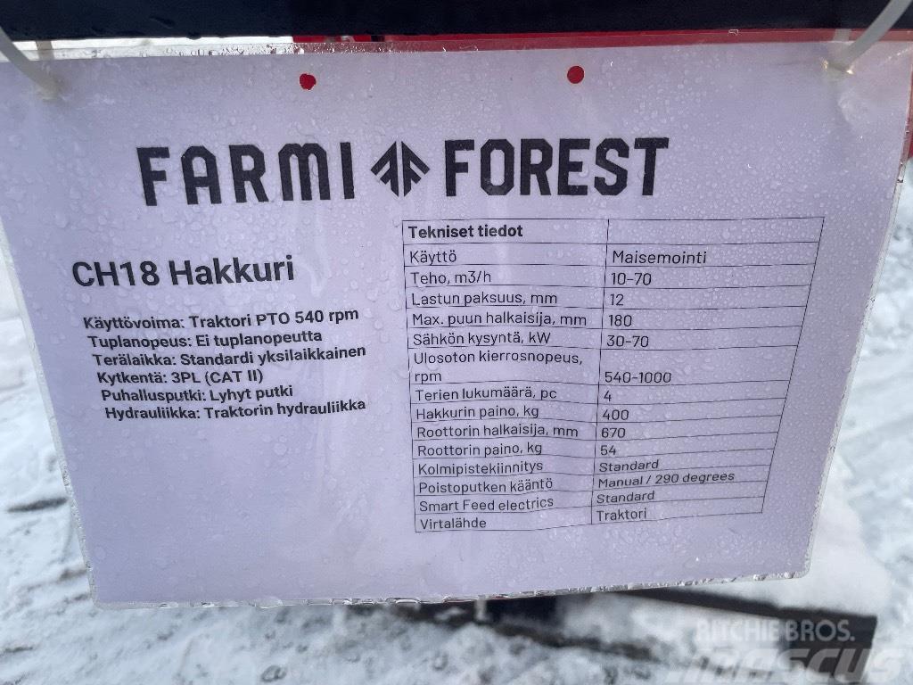 Farmi Forest CH18 Τεμαχιστές ξύλου