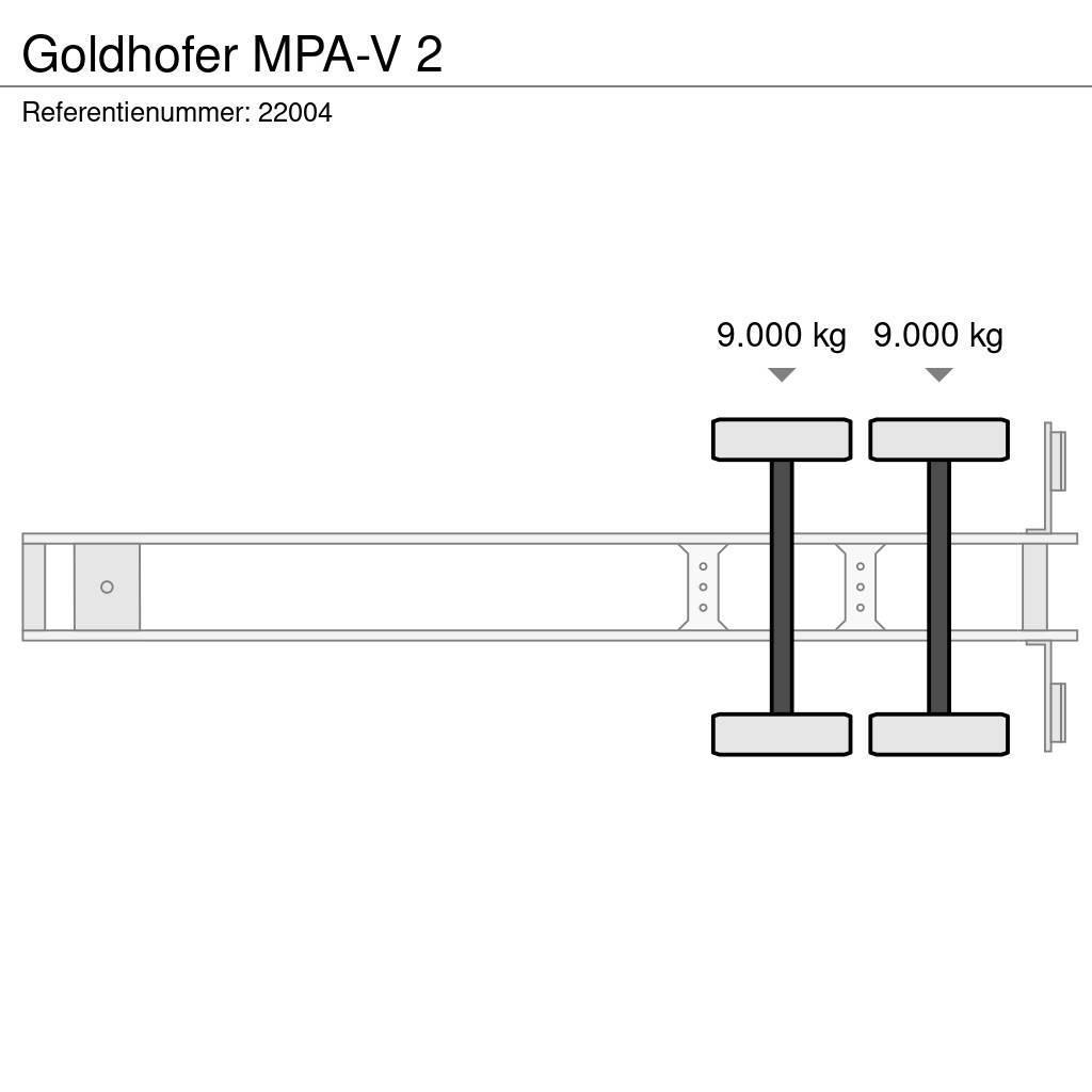 Goldhofer MPA-V 2 Ημιρυμούλκες με χαμηλό δάπεδο