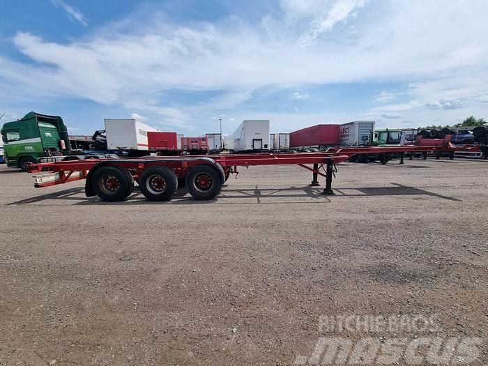 Broshuis 10-24K 3 AXLE CONTAINER CHASSIS STEEL SUSPENSION D Ημιρυμούλκες Container
