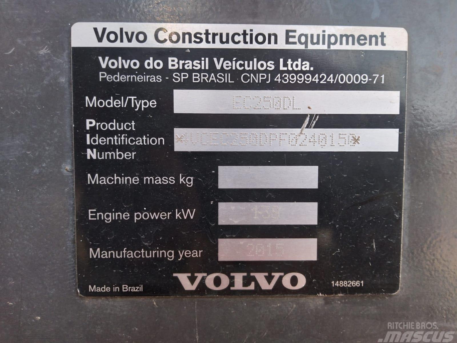 Volvo EC 250 D L Εκσκαφείς με ερπύστριες