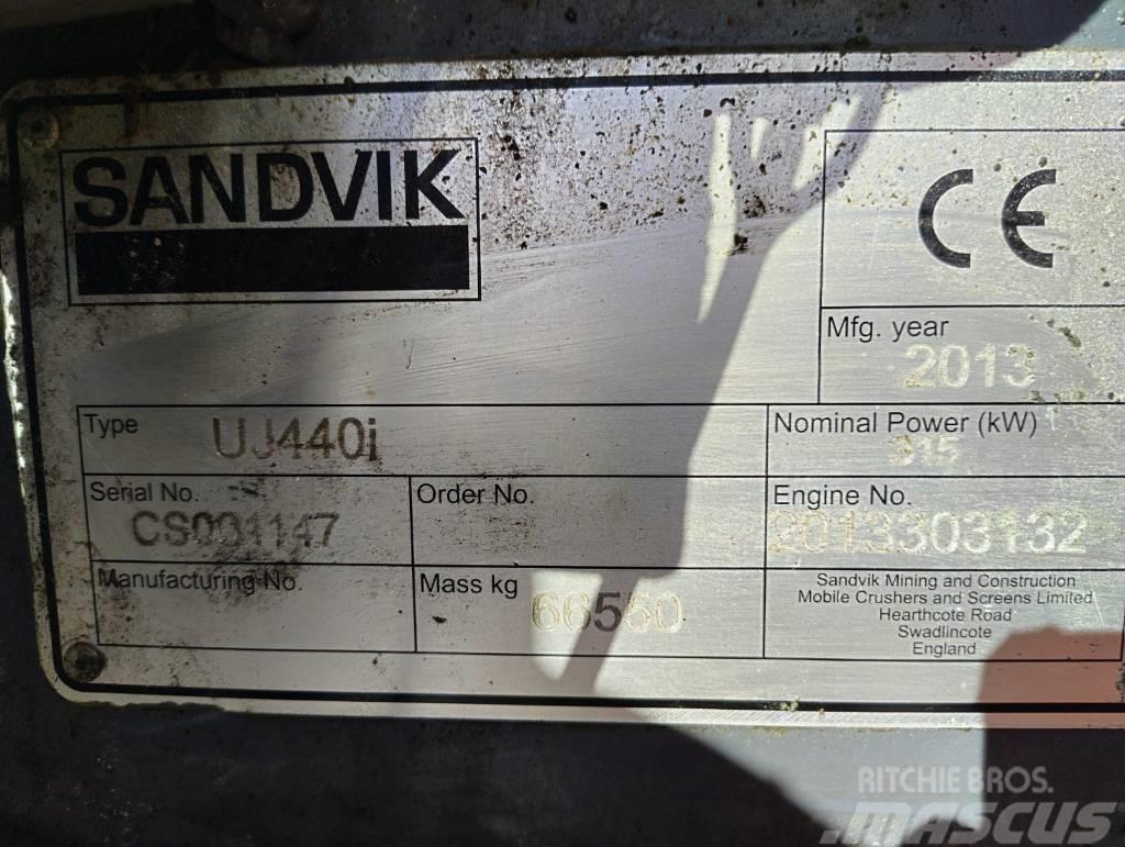 Sandvik UJ 440 i Σπαστήρες