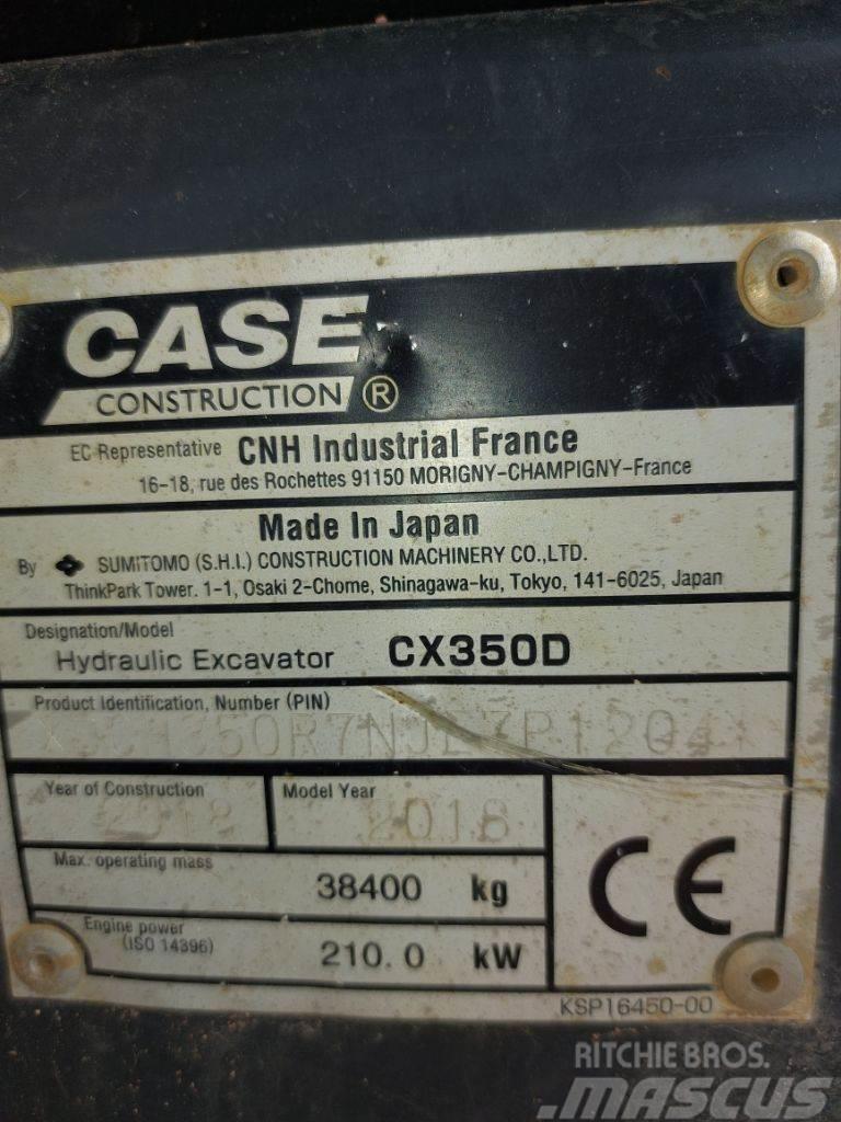 CASE CX 350 D Εκσκαφείς με ερπύστριες