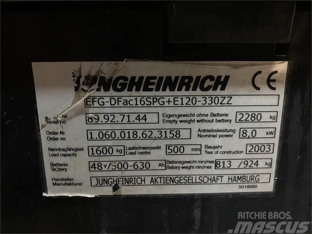 Jungheinrich EFG 16 Ηλεκτρικά περονοφόρα ανυψωτικά κλαρκ