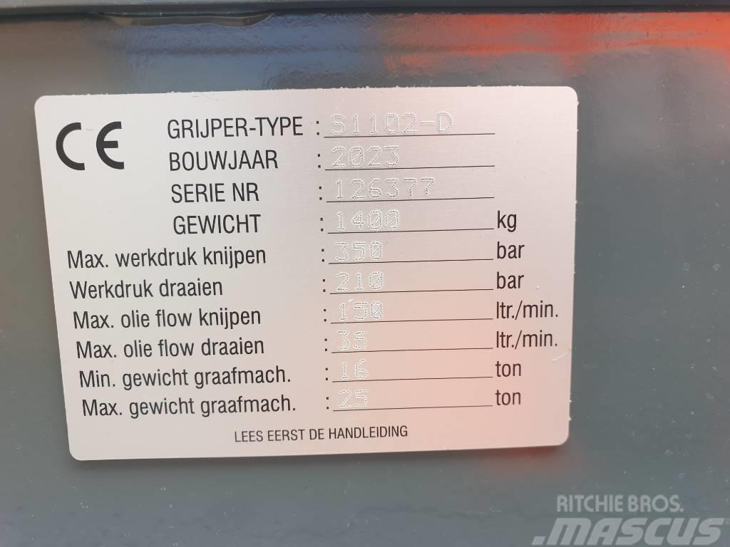 Zijtveld S1102-D sorting grapple cw40 Αρπάγες