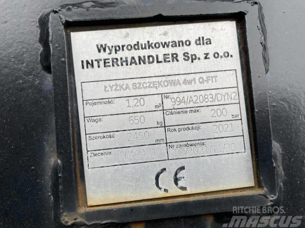  Dyna-metal Łyżka 4w1 z lemieszem 2450mm Κουβάδες