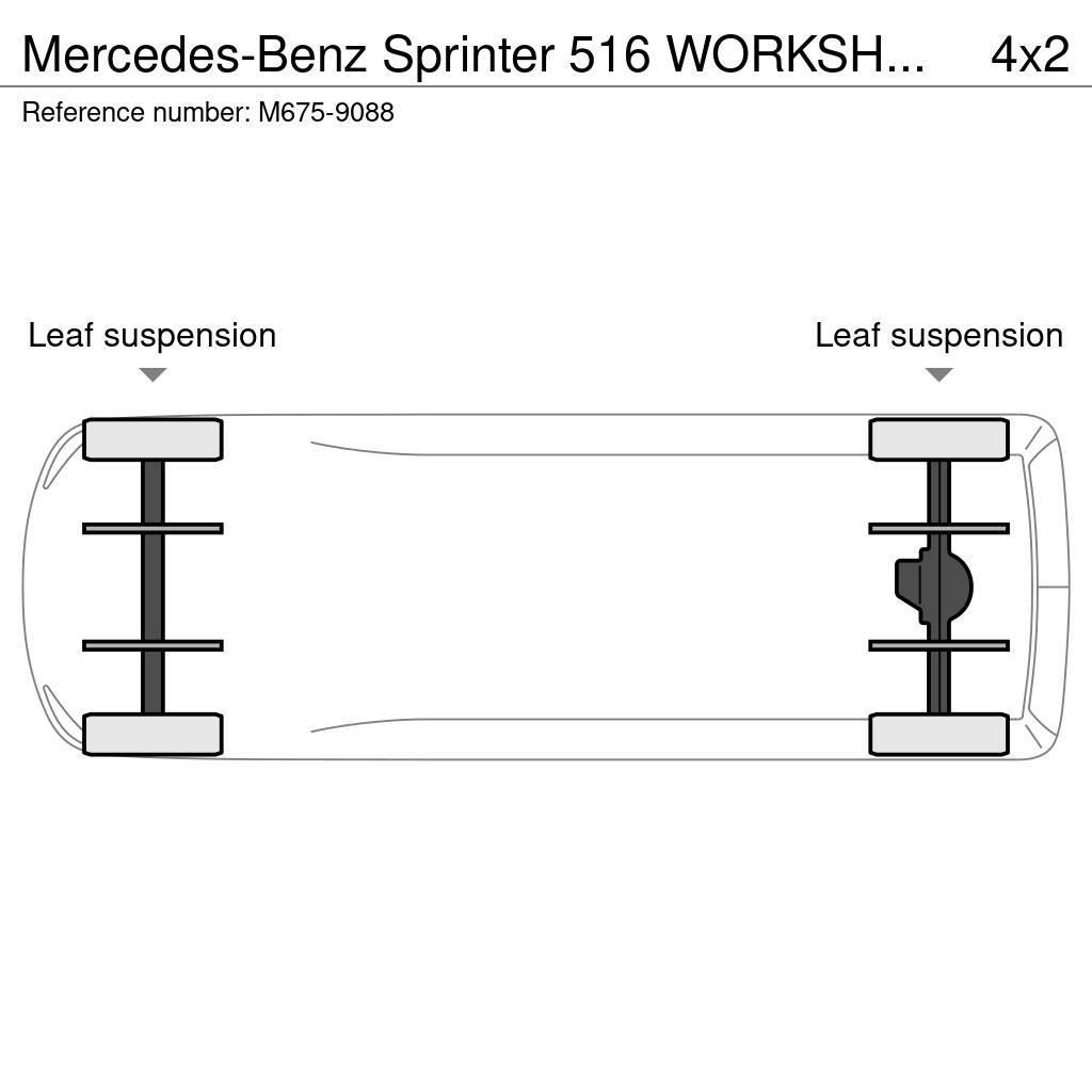 Mercedes-Benz Sprinter 516 WORKSHOP EQUIPMENT / BOX L=4559 mm Κλούβες με συρόμενες πόρτες