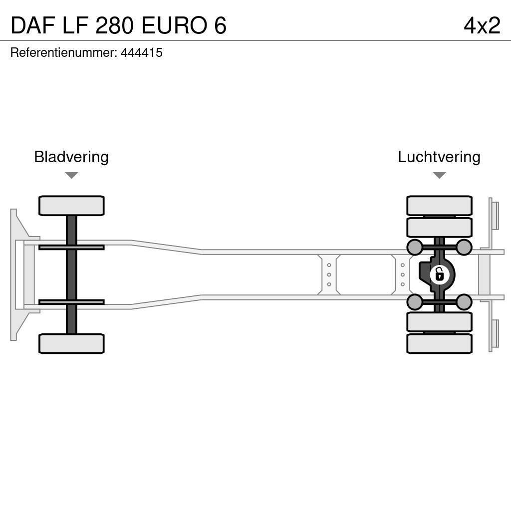 DAF LF 280 EURO 6 Φορτηγά Καρότσα - Κουρτίνα