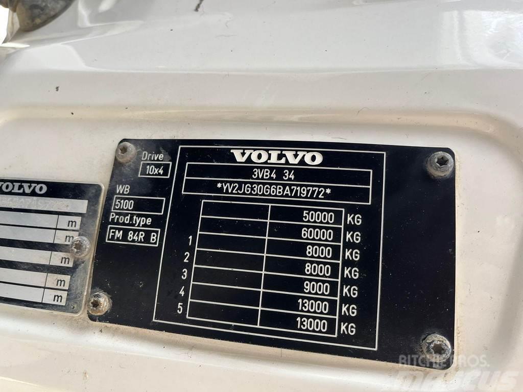Volvo FMX 500 10x4 RETARDER / FULL STEEL / BOX L=6358 mm Φορτηγά Ανατροπή
