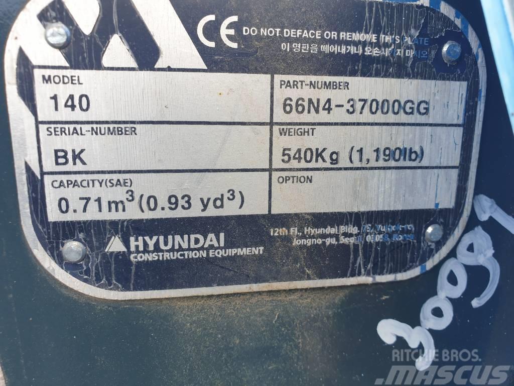 Hyundai Excavator digging bucket 140 66N4-37000GG Κουβάδες