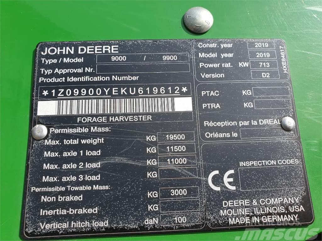 John Deere 9900 Ενσιρωκοπτικές μηχανές
