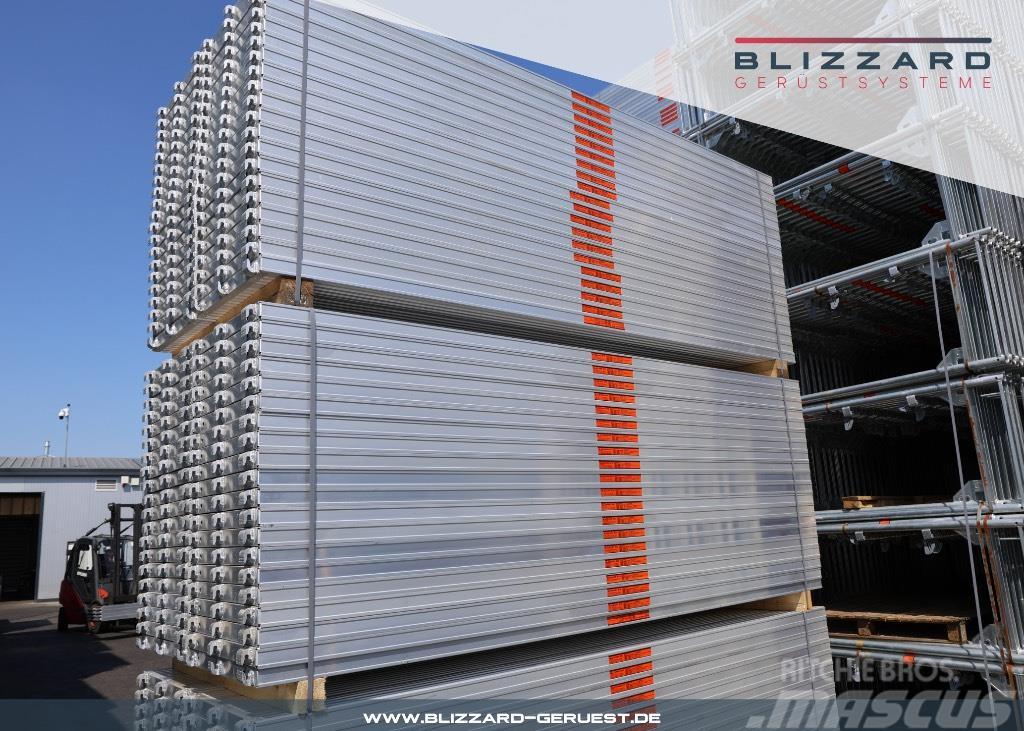 Blizzard Gerüstsysteme 61,24 m² neues Stahlgerüst mit Alubö Εξοπλισμός σκαλωσιών