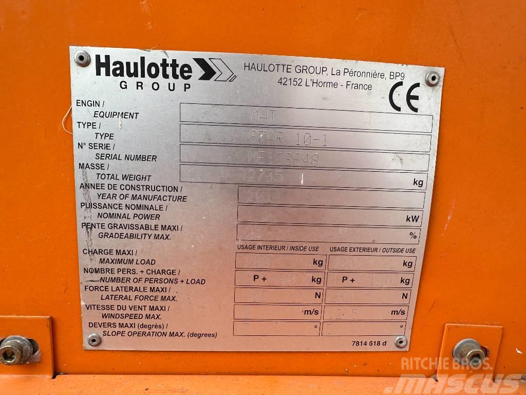 Haulotte Star 10 Ανυψωτήρες με αρθρωτό βραχίονα