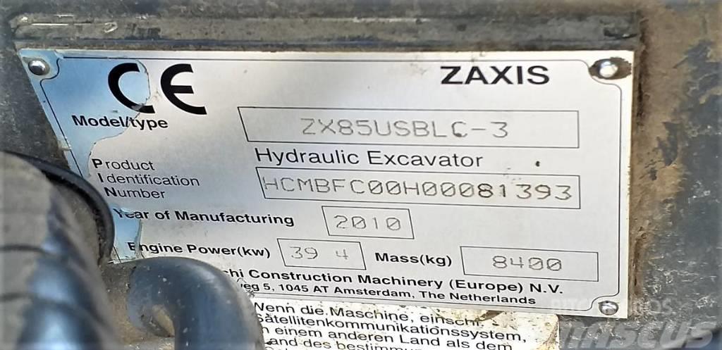 Midikoparka gąsienicowa HITACHI ZX 85 USBLC-3 Μίνι εκσκαφείς 7t - 12t