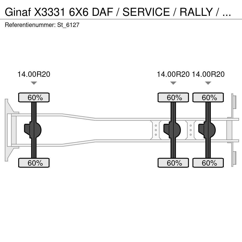Ginaf X3331 6X6 DAF / SERVICE / RALLY / T5 / DAKAR Φορτηγά Κόφα