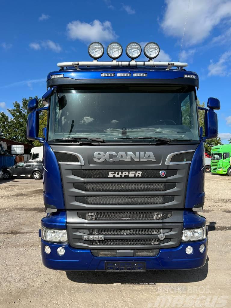 Scania R520CB6X2HSA EURO 6,RETARDER, 9T front axel Φορτηγά ανατροπή με γάντζο