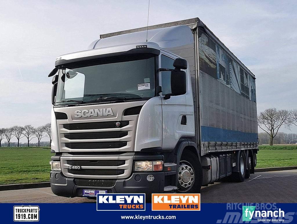 Scania G450 met palfinger kooiaa Φορτηγά Καρότσα - Κουρτίνα