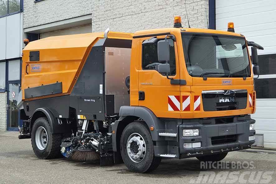 MAN TGM 18.240 BB Road Sweeper Truck (3 units) Φορτηγά σκούπες