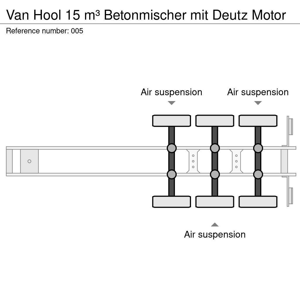 Van Hool 15 m³ Betonmischer mit Deutz Motor Άλλες ημιρυμούλκες