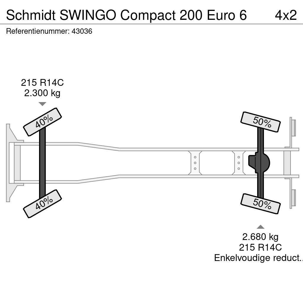 Schmidt SWINGO Compact 200 Euro 6 Φορτηγά σκούπες