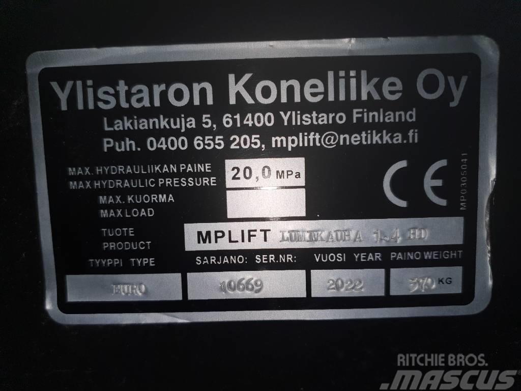 Mp-lift Lumikauha 1,4m3 / 2,4m EURO HD Εξαρτήματα εμπρόσθιων φορτωτών
