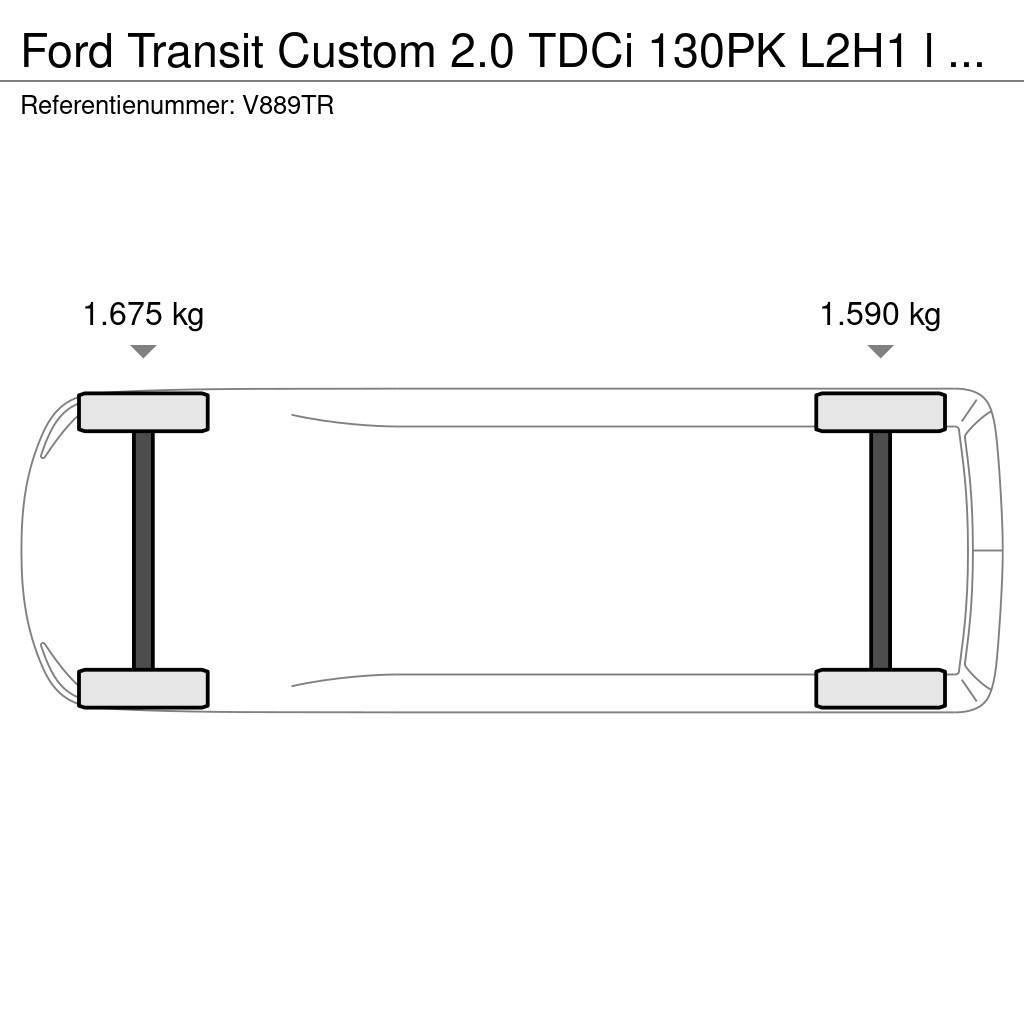 Ford Transit Custom 2.0 TDCi 130PK L2H1 l Airco l Navi Κλειστού τύπου