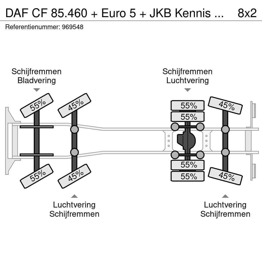 DAF CF 85.460 + Euro 5 + JKB Kennis Type 20.000 Crane Γερανοί παντός εδάφους