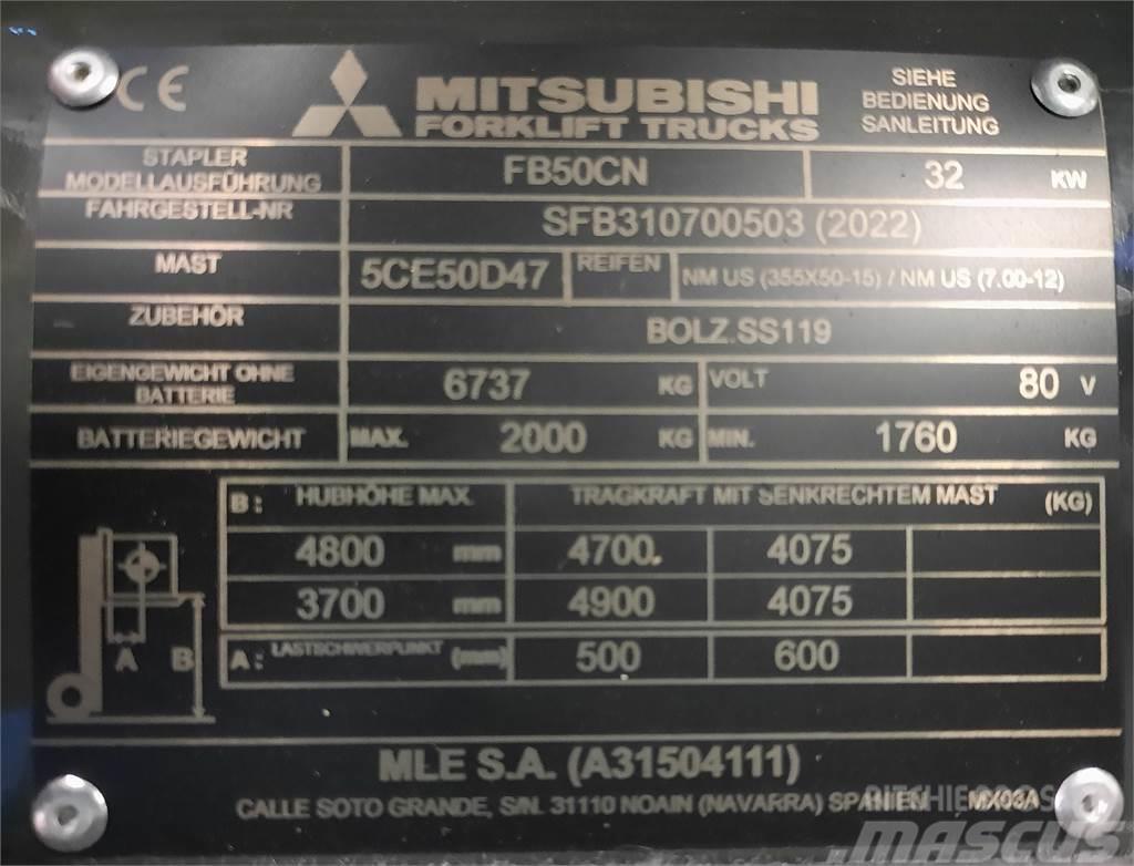 Mitsubishi FB50CN Ηλεκτρικά περονοφόρα ανυψωτικά κλαρκ