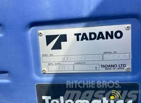 Tadano GR 1000 XL-2 Γερανοί ανώμαλου εδάφους