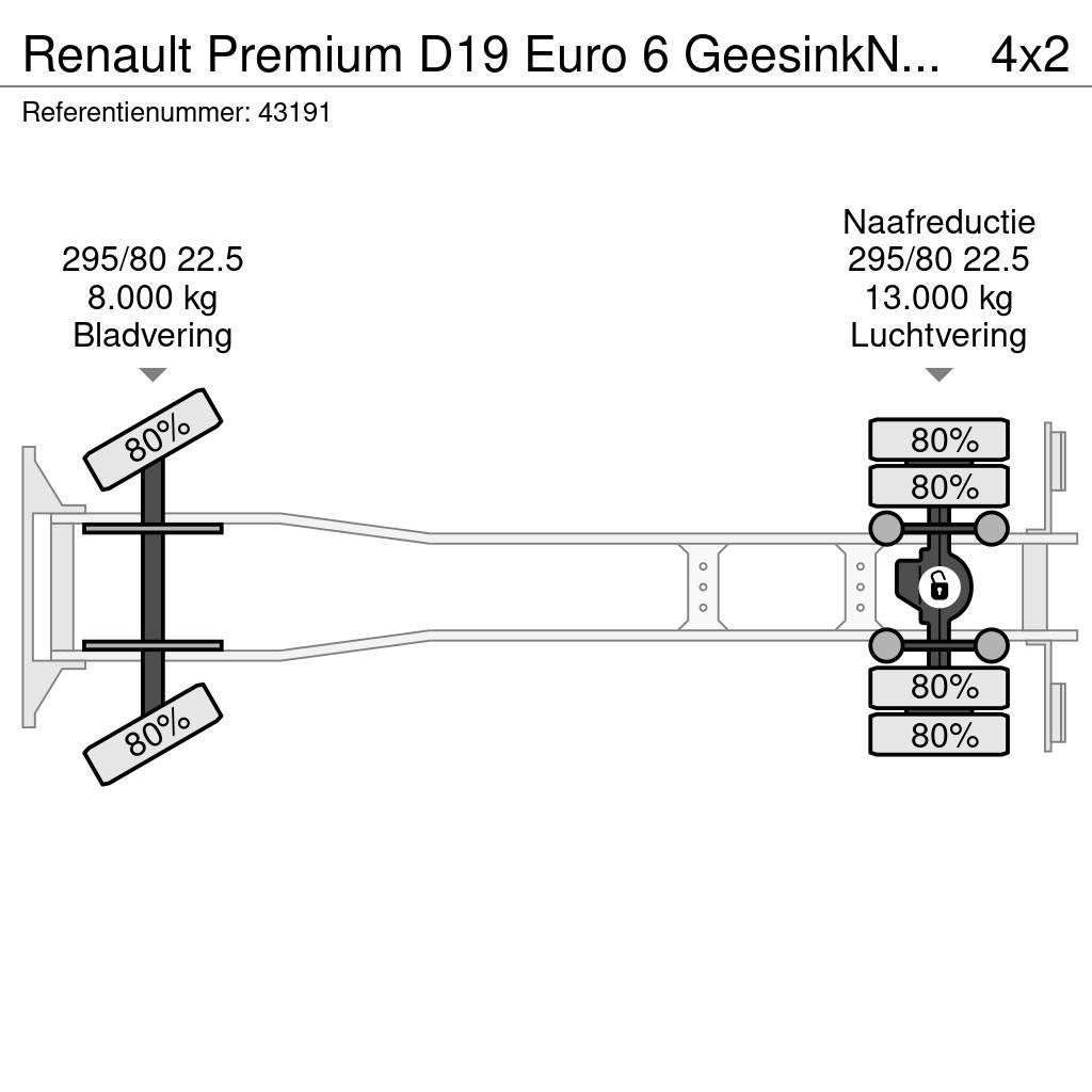 Renault Premium D19 Euro 6 GeesinkNorba MF 300, 16m³ Απορριμματοφόρα