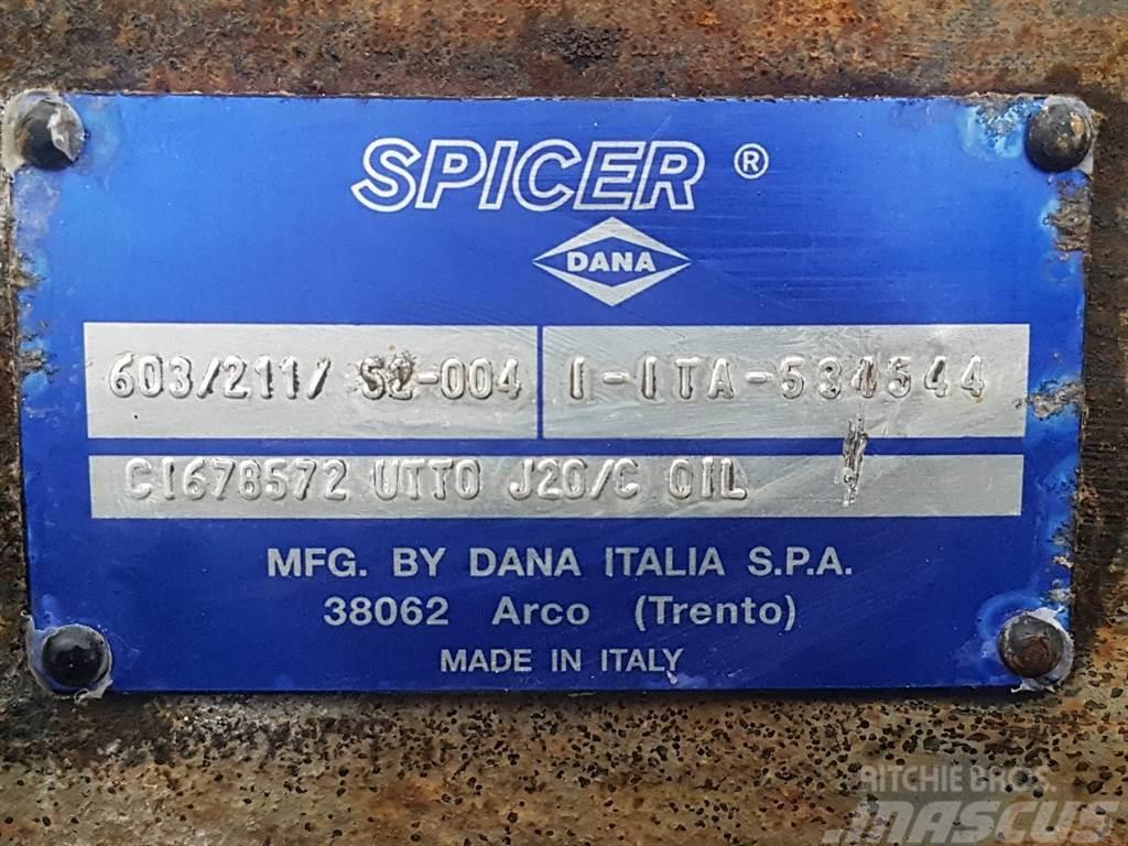 Manitou 180ATJ-Spicer Dana 603/211/52-004-Axle/Achse/As Άξονες