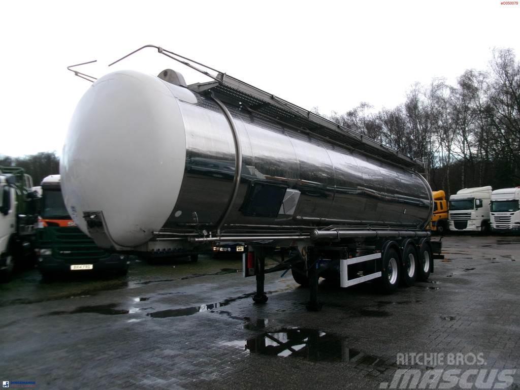 Indox Chemical tank inox L4BH 33.5 m3 / 1 comp Ημιρυμούλκες βυτίων