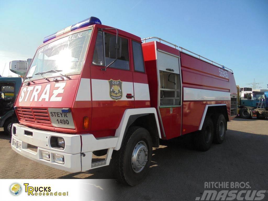 Steyr 1490 + Manual + 6X6 + 16000 L + TATRA Fire trucks