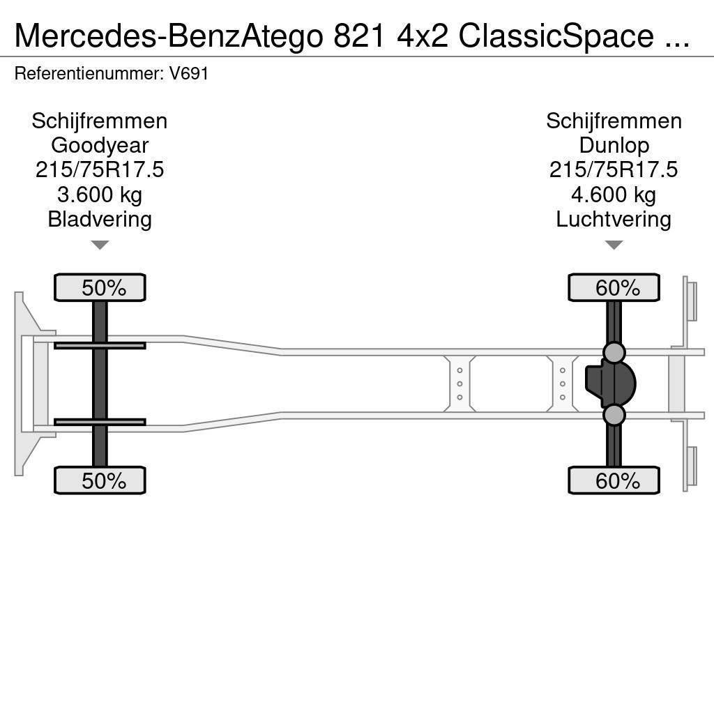 Mercedes-Benz Atego 821 4x2 ClassicSpace Euro6 - GeslotenBak 6.0 Φορτηγά Κόφα